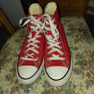 Converse Chuck Taylor All Star Red High Top Sneakers